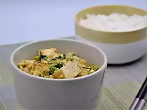 Curry rouge de Tofu à la Thaïlandaise