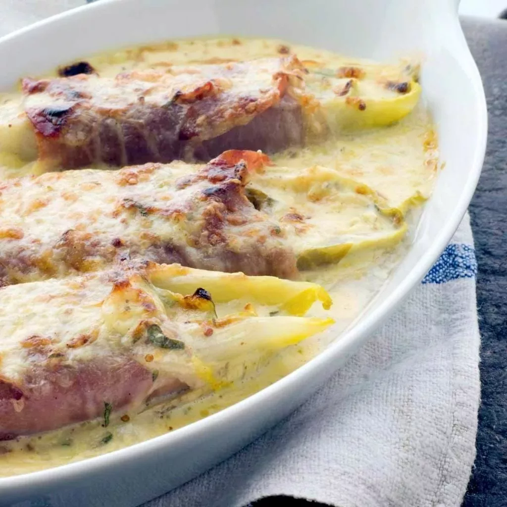 Endives au Jambon gratinées