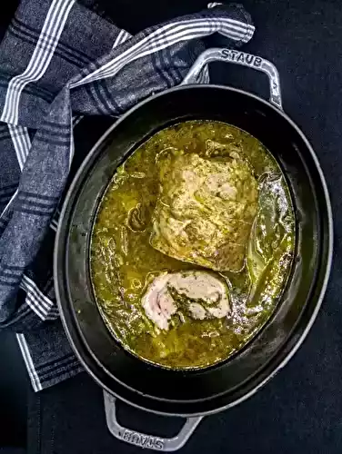 Epaule d’agneau roulée aux herbes fraîches