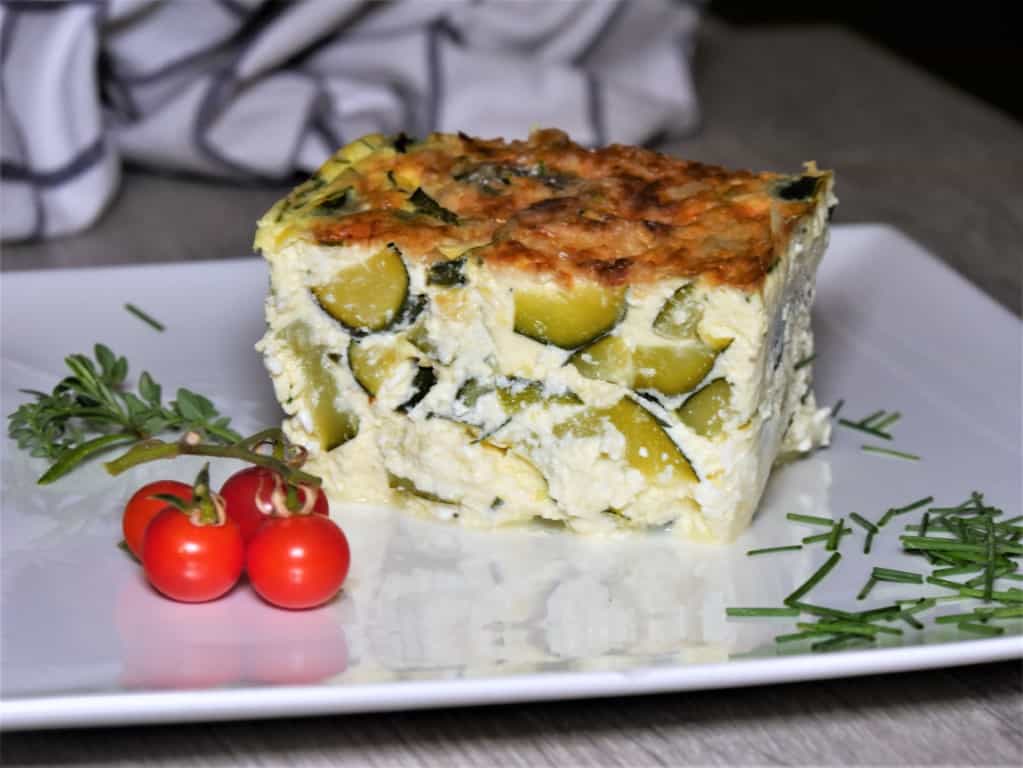 Le flan de courgettes facile