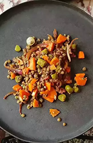 Salade lentilles-carottes