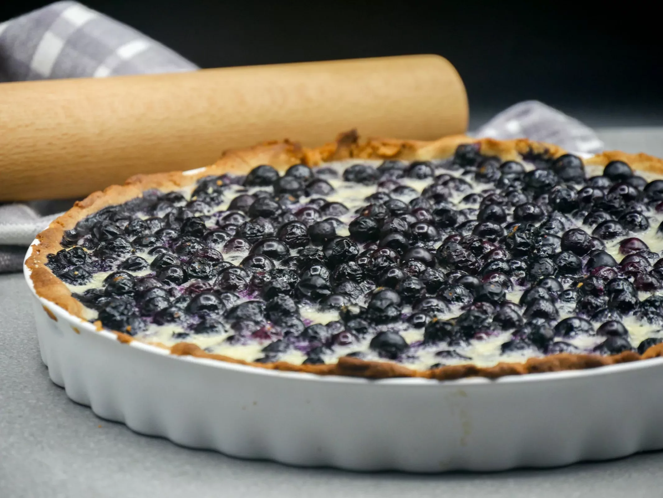 Tarte aux myrtilles des Pyrénées