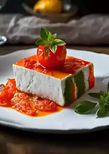 Terrine d\’été à la Mozzarella