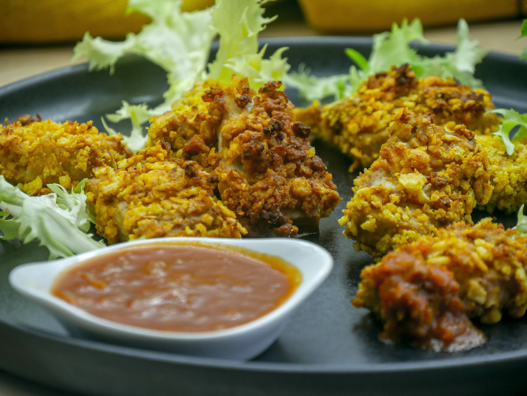 Nuggets de Tofu, sauce barbecue maison