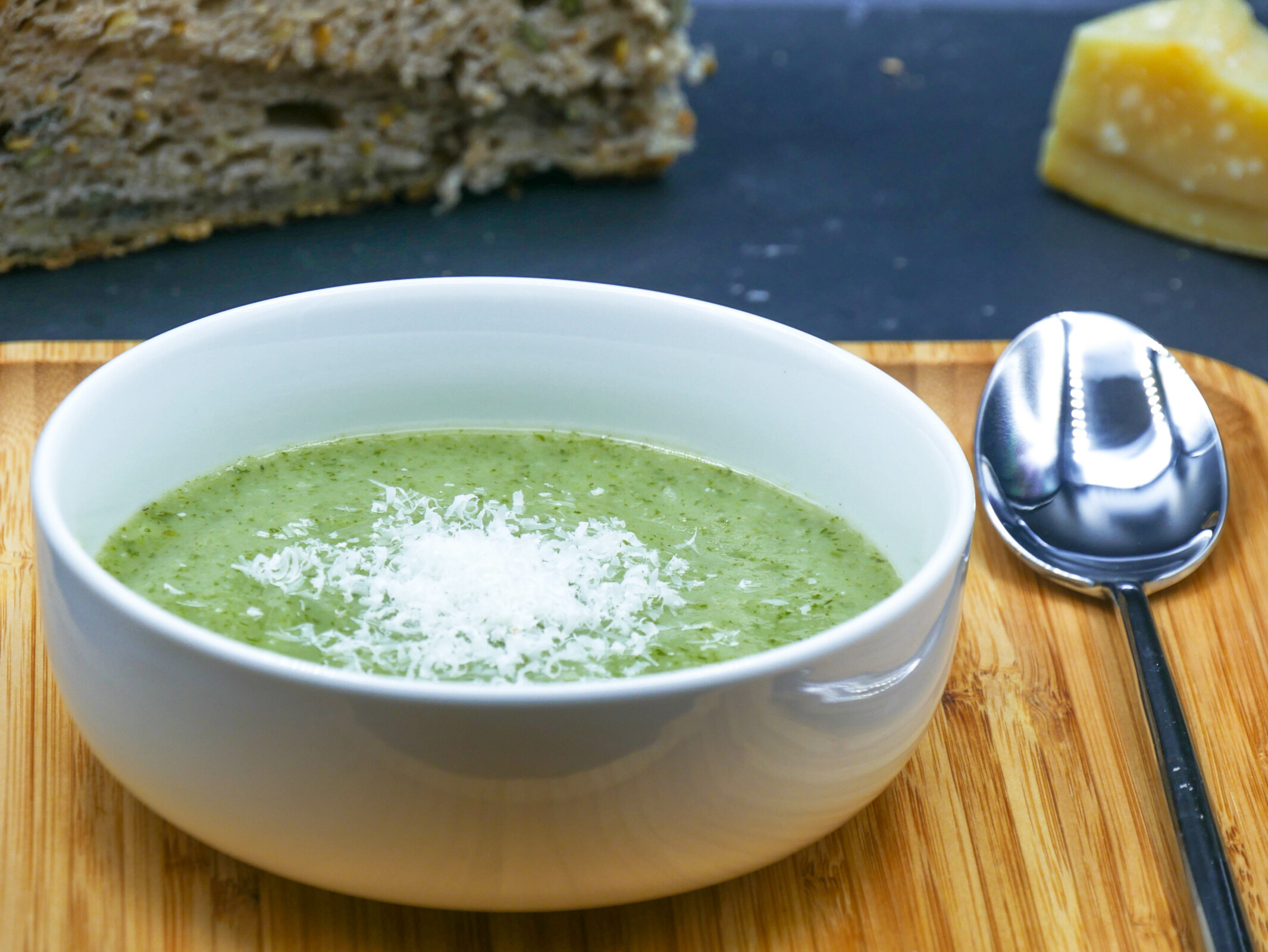 Potage aux fanes de radis
