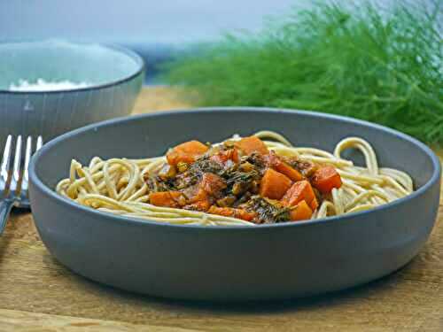 Spaghetti aux fanes de fenouil