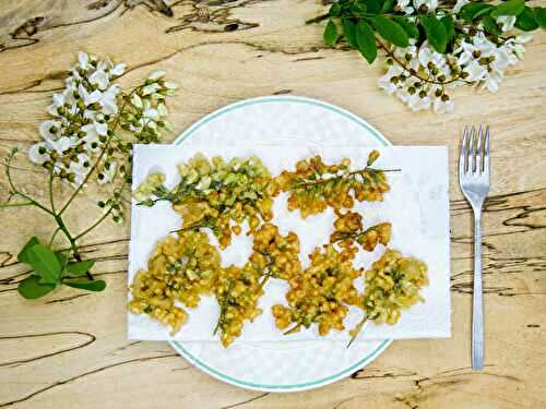 Beignets de fleurs d’acacia