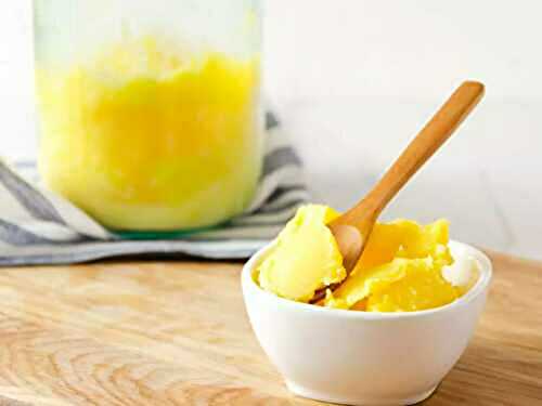 Beurre clarifié (ghee) maison