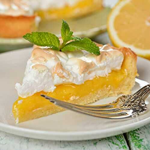 Ma tarte au citron meringuée authentique