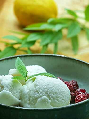 Sorbet à la verveine citronnée