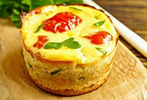 Flan de courgettes et de tomates
