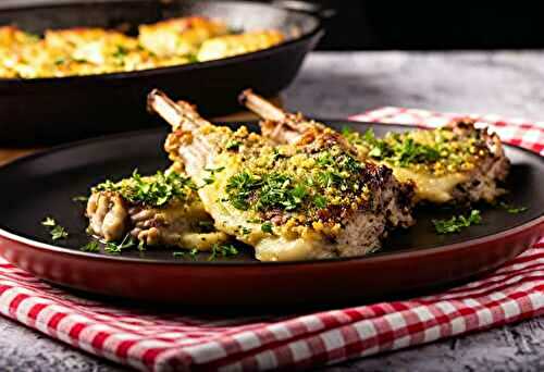 Carrés d’agneau en persillade