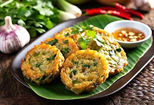 Croquettes de poisson Thaï (Thot Man Pla)
