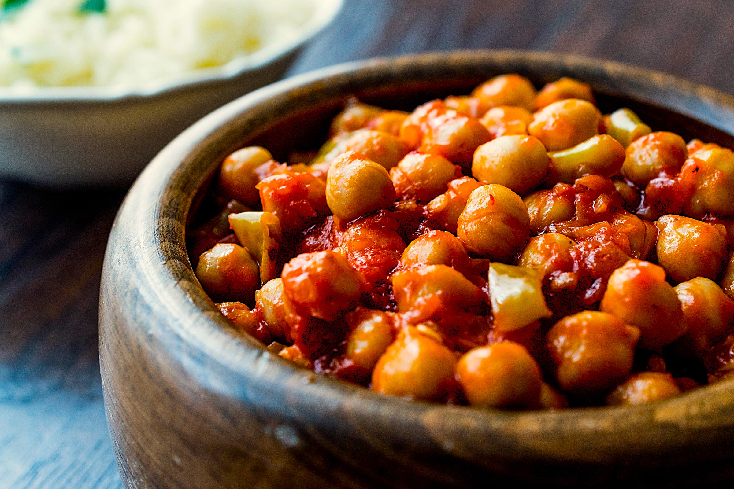 Kabuli chana, ou pois chiches à l\’indienne