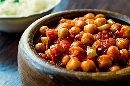 Kabuli chana, ou pois chiches à l\’indienne
