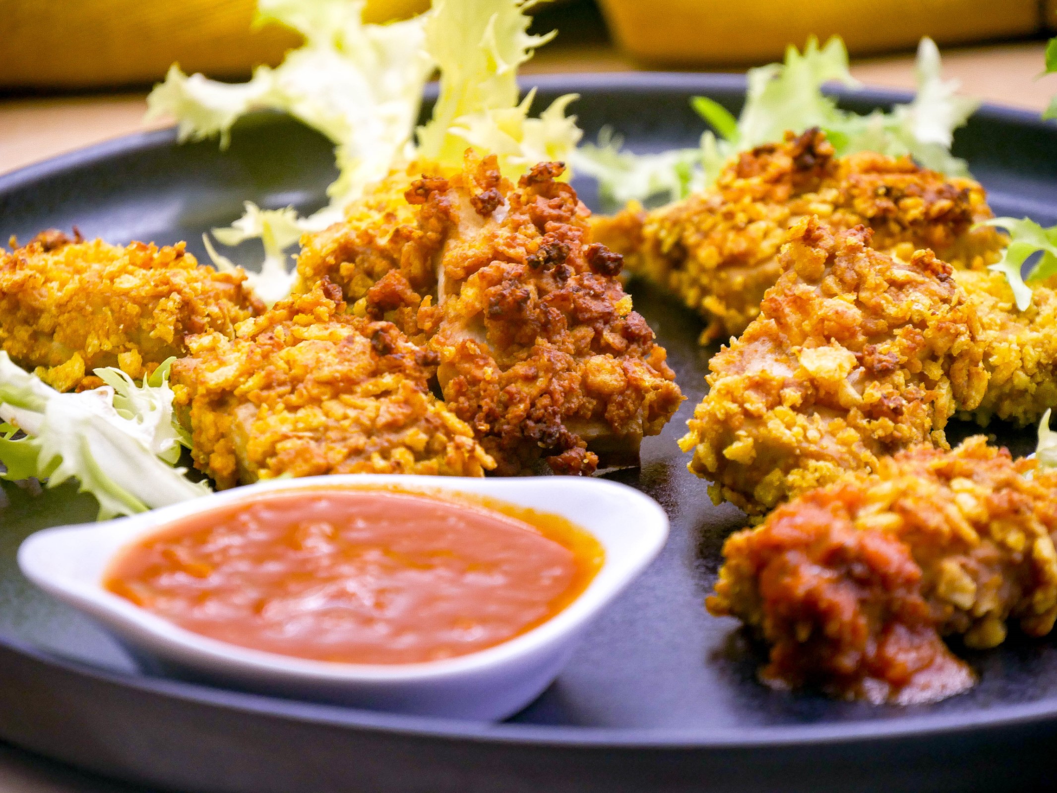 Nuggets de Tofu, sauce barbecue maison