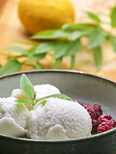 Sorbet à la verveine citronnée