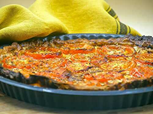 Tarte à la tomate et à la moutarde