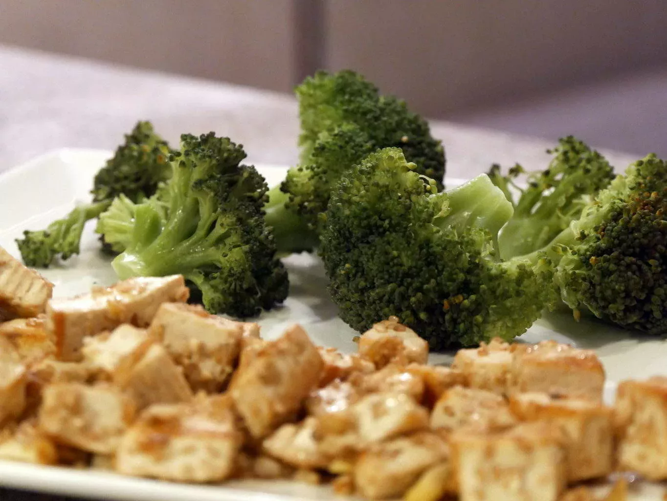 Tofu croustillant au gingembre