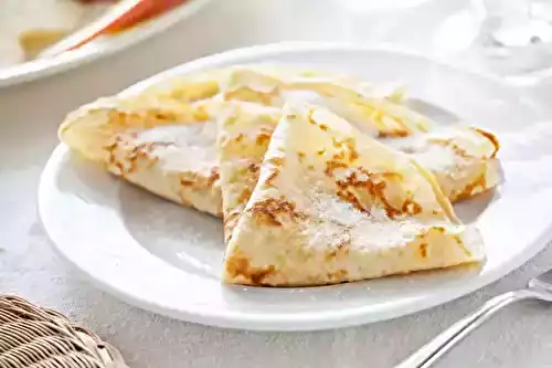 Crêpes sucrées faciles