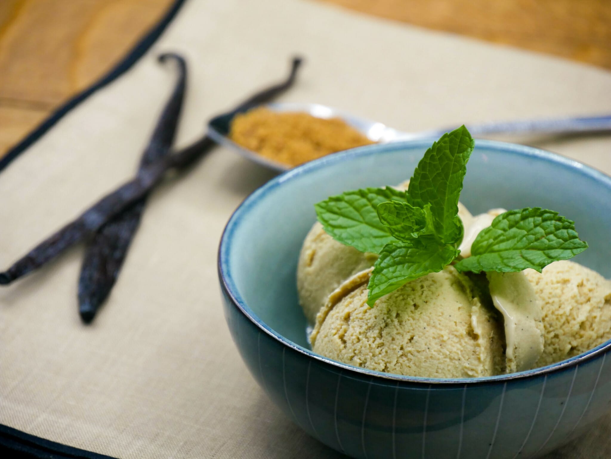 Ma crème glacée vanille muscovado