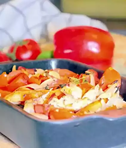 Poulet Basquaise au four