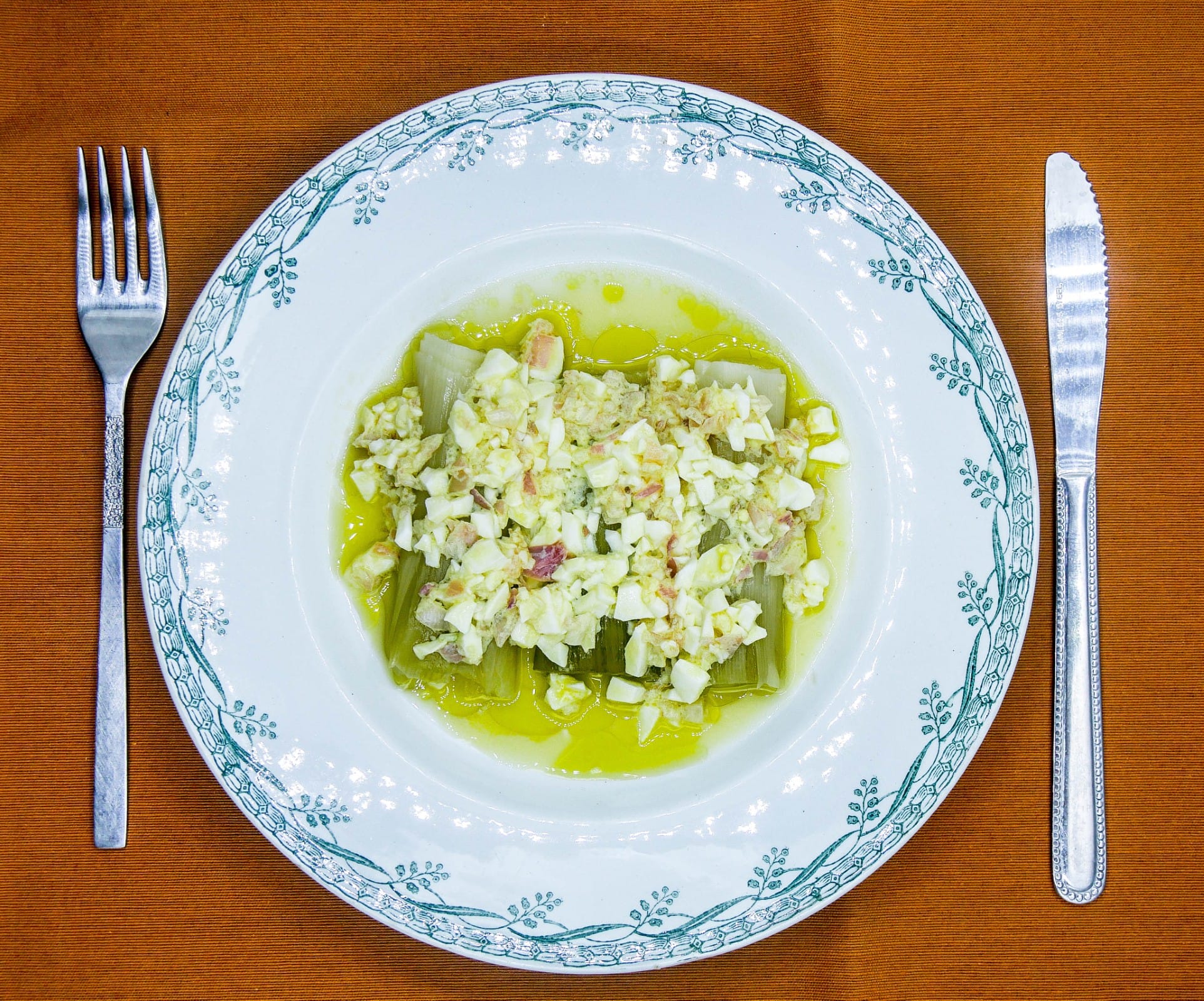 Mes poireaux vinaigrette faciles