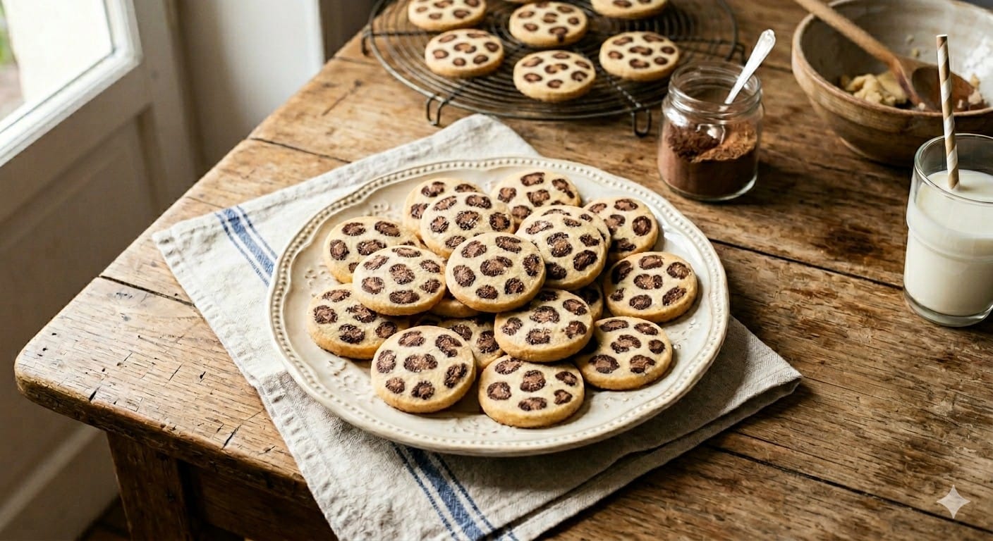 Mes biscuits sablés léopard