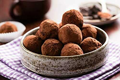 Truffes au chocolat et au cognac