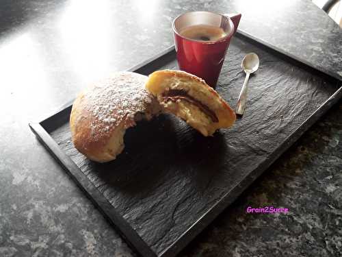 Beignets au four à la pâte à tartiner *