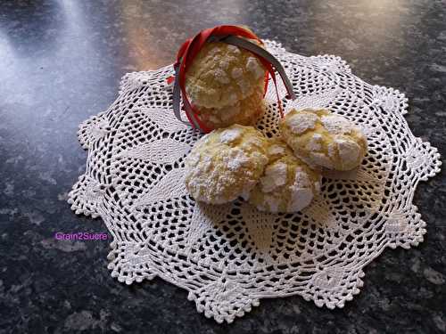 Craquelés  ou Crinkles  au citron