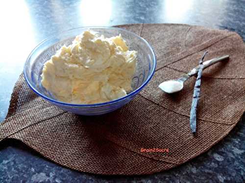 Crème au beurre classique - Grain 2 Sucre