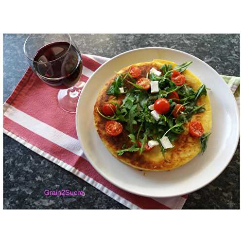 Galette De Pommes De Terre, Salade De Roquette Et Tomates