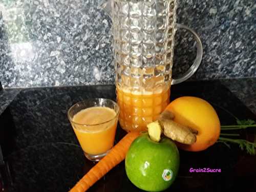 Jus Pomme, Carotte, Orange et Pamplemousse