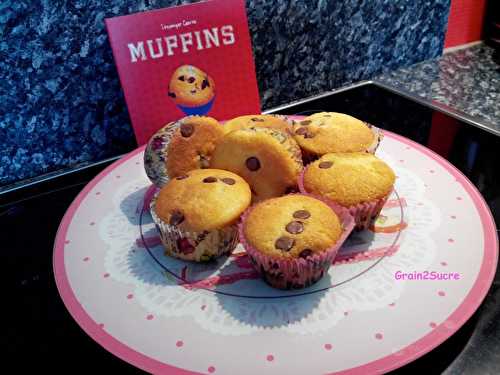 Muffins aux pépites de chocolat - Grain 2 Sucre