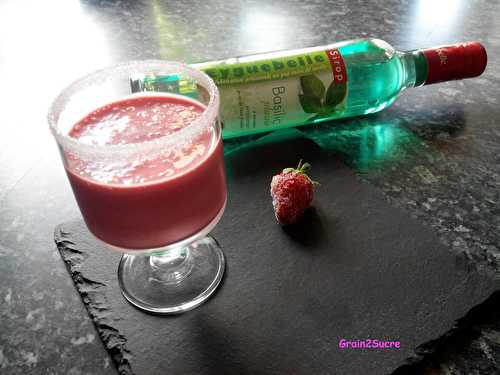 Smoothie Fraise Basilic*