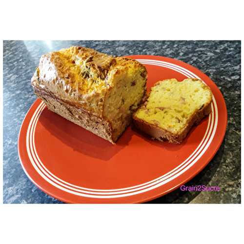 Cake aux lardons & aux olives de Sophie Dudemaine - Grain 2 Sucre