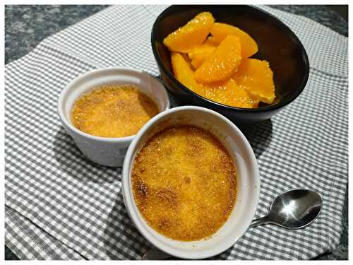 Crème Brûlée A La Fleur D'Oranger, Salade D'Oranges