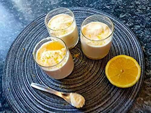 Mousse au citron et au mascarpone