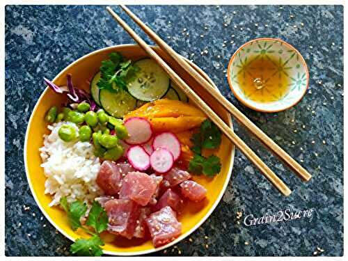 Poke Bowl Au Thon Sashimi 