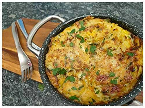 Galettes de pommes de terre aux lardons
