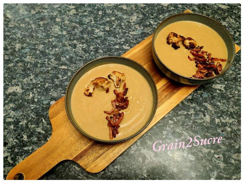 Soupe de chou-fleur rôti