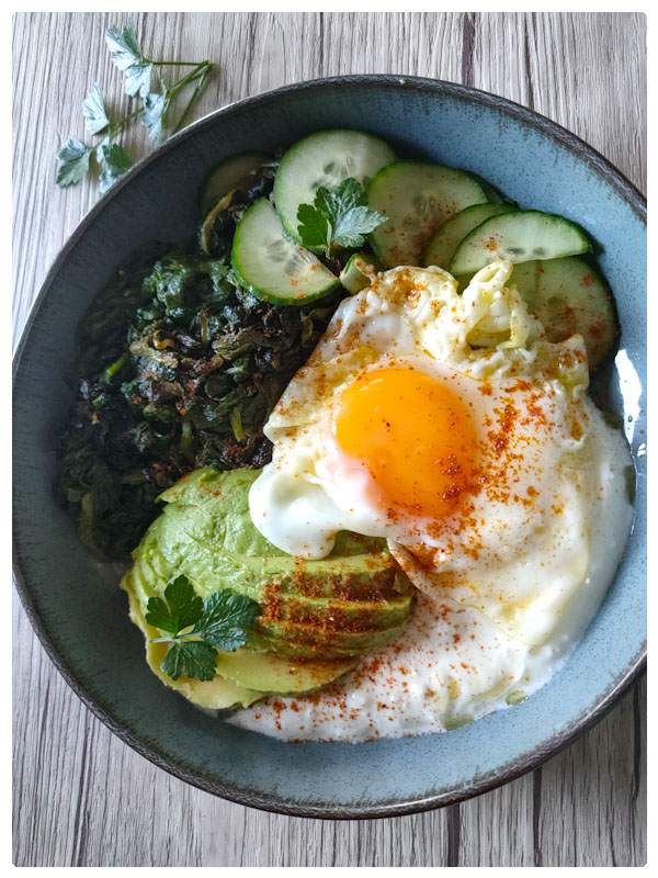 Bowl Œuf Turc A La Feta Fouettée