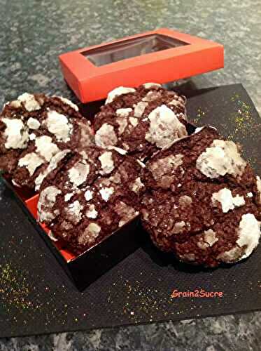 Biscuits craquelés au chocolat de Martha Stewart