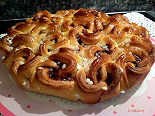 Brioche bouclettes au Nutella