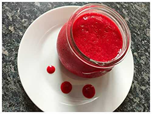 Coulis de framboises