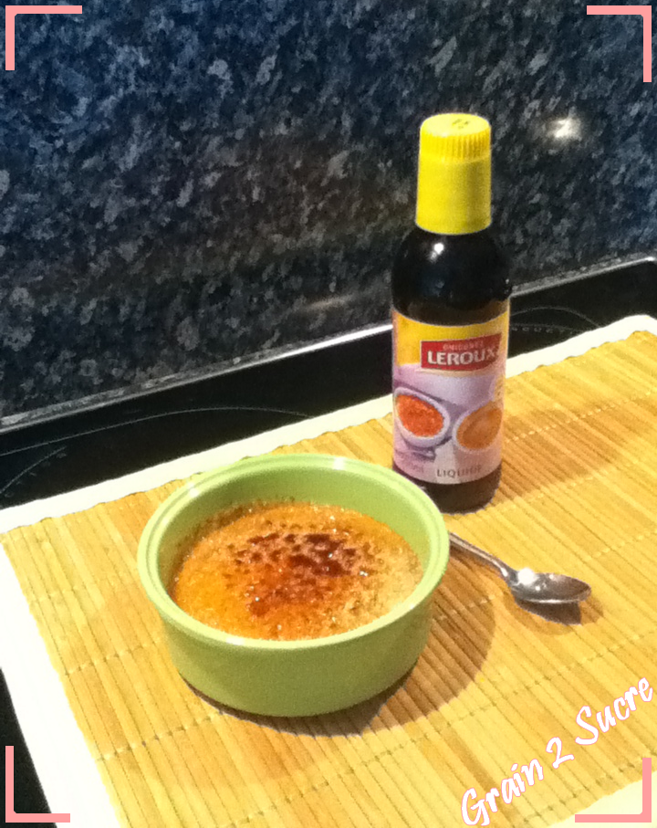 Crème brûlée à la chicorée