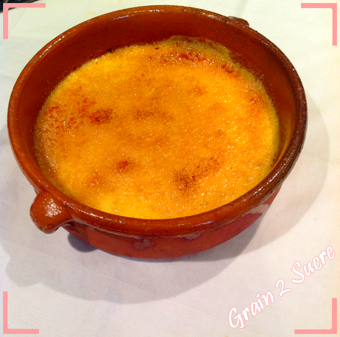 Crème brûlée à la vanille