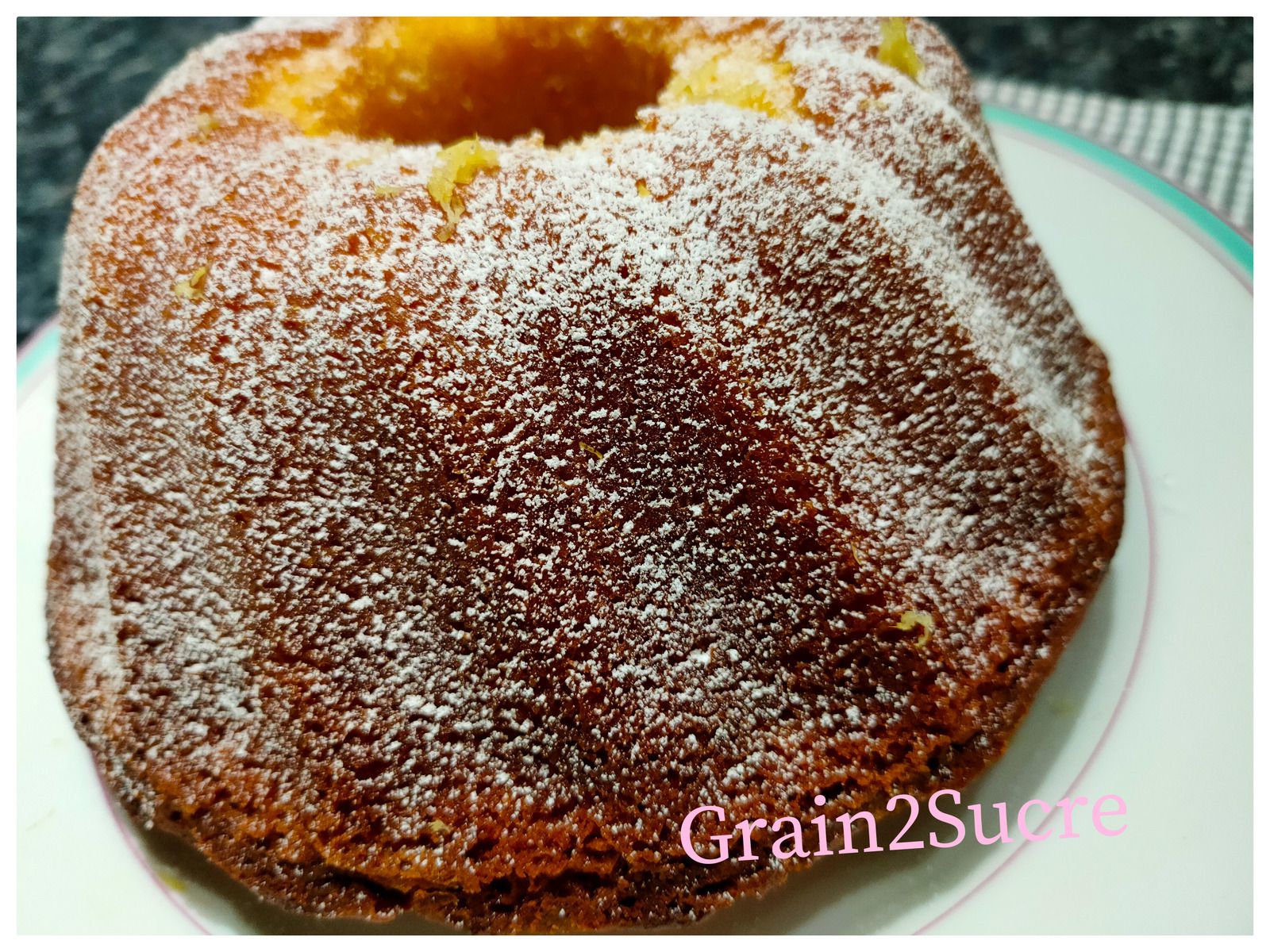 Gâteau moelleux au Mascarpone et au Citron