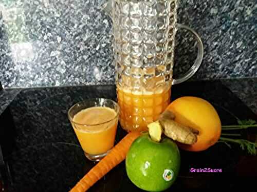 Jus Pomme, Carotte, Orange et Pamplemousse